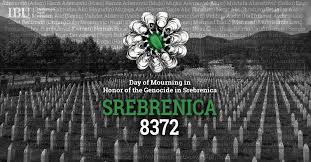 Herdenking genocide moslim-enclave Srebrenica.