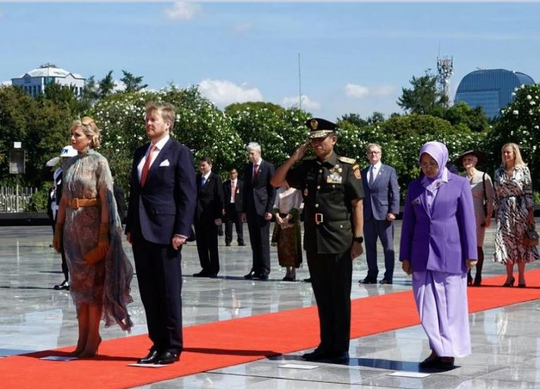 Koning Willem-Alexander en Koningin Máxima op staatsbezoek in Indonesië.